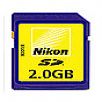 Nikon SD 2 GB 15MB/s, 100x